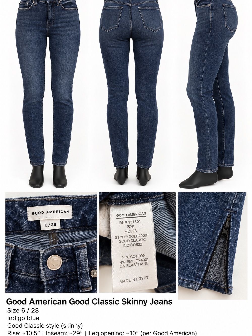 Good American Skinny Jeans - Indigo